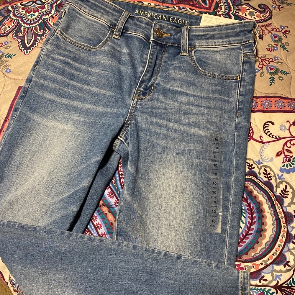 AE Ne(x)t Level High-Waisted Jegging Size 10 Short
